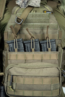 Rhino Large Carrier Vest - M4 Triple Mag Pouch